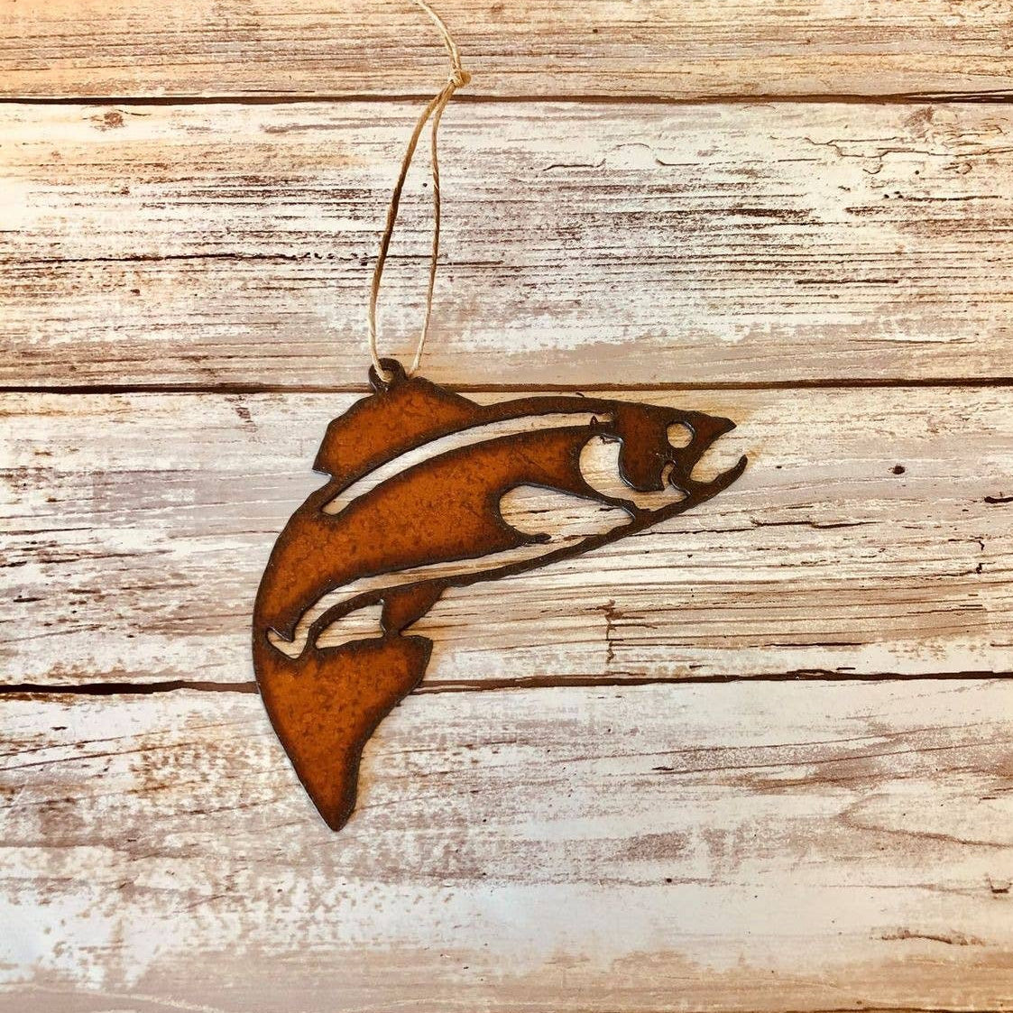 Trout Metal Ornament