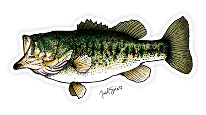 Largemouth Fish Sticker