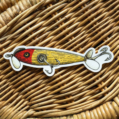 Old Spook Lure Fish Sticker