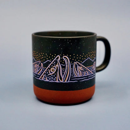 The Midnight Risers Mug by Casey Underwood
