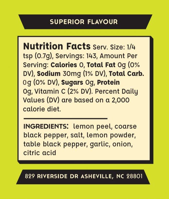 Lemon Pepper Seasoning