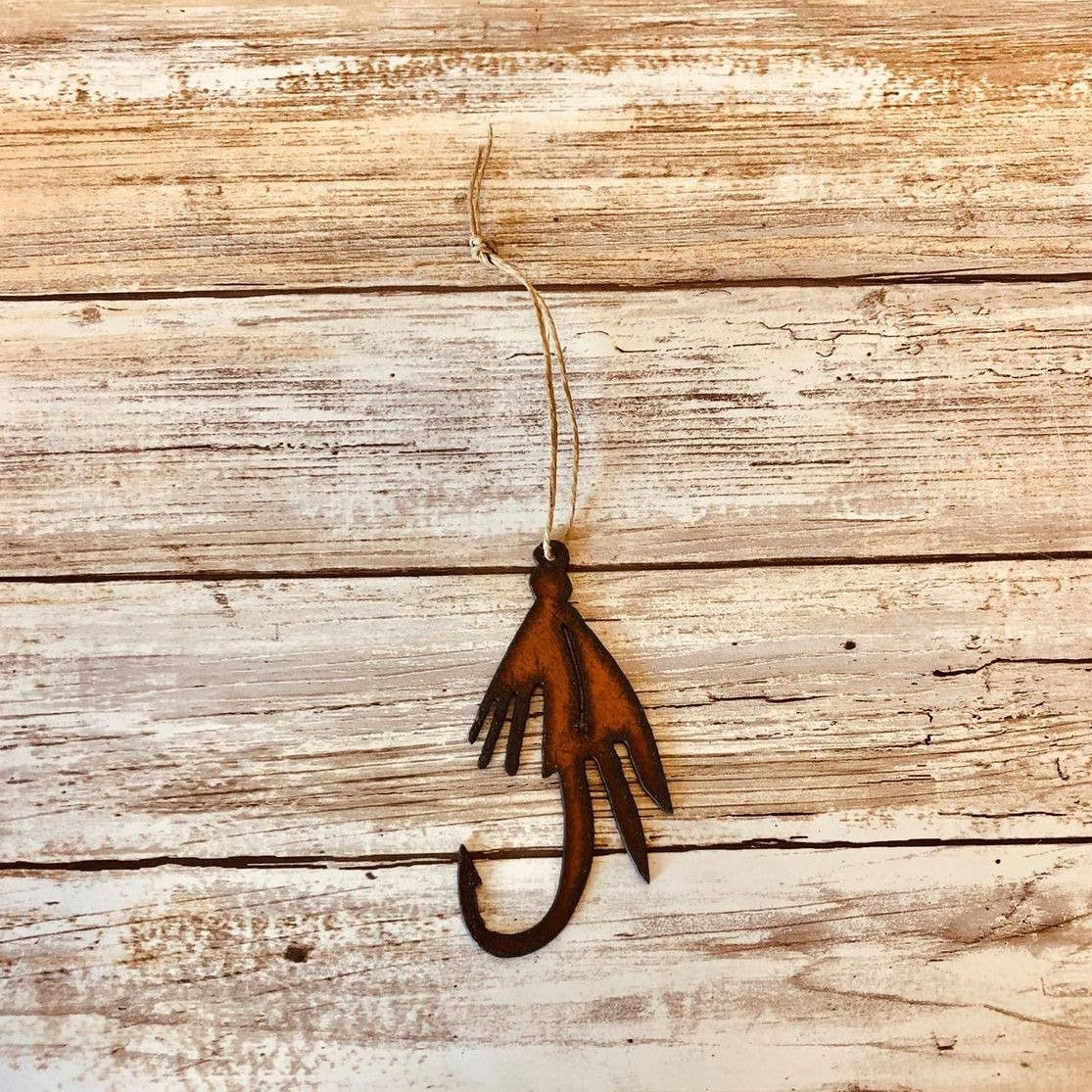 Fishing Fly Metal Ornament